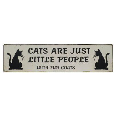 Plaketa Mačky sú len malí ľudia