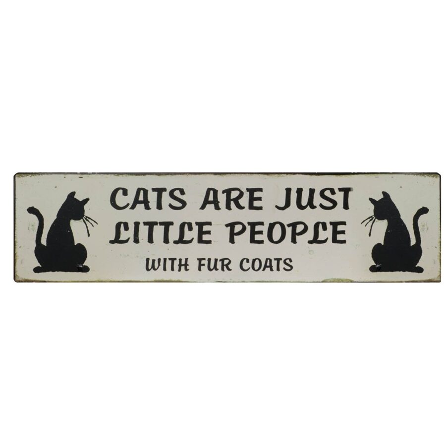 Plaque Les chats ne sont que de petites personnes