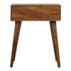 Carved Chestnut Bedside - Image 10