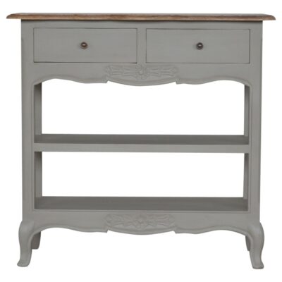 IN059 – 2 Drawer Hand-Painted Console Table