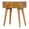 1 Drawer Gold Brass Bedside - Image 3