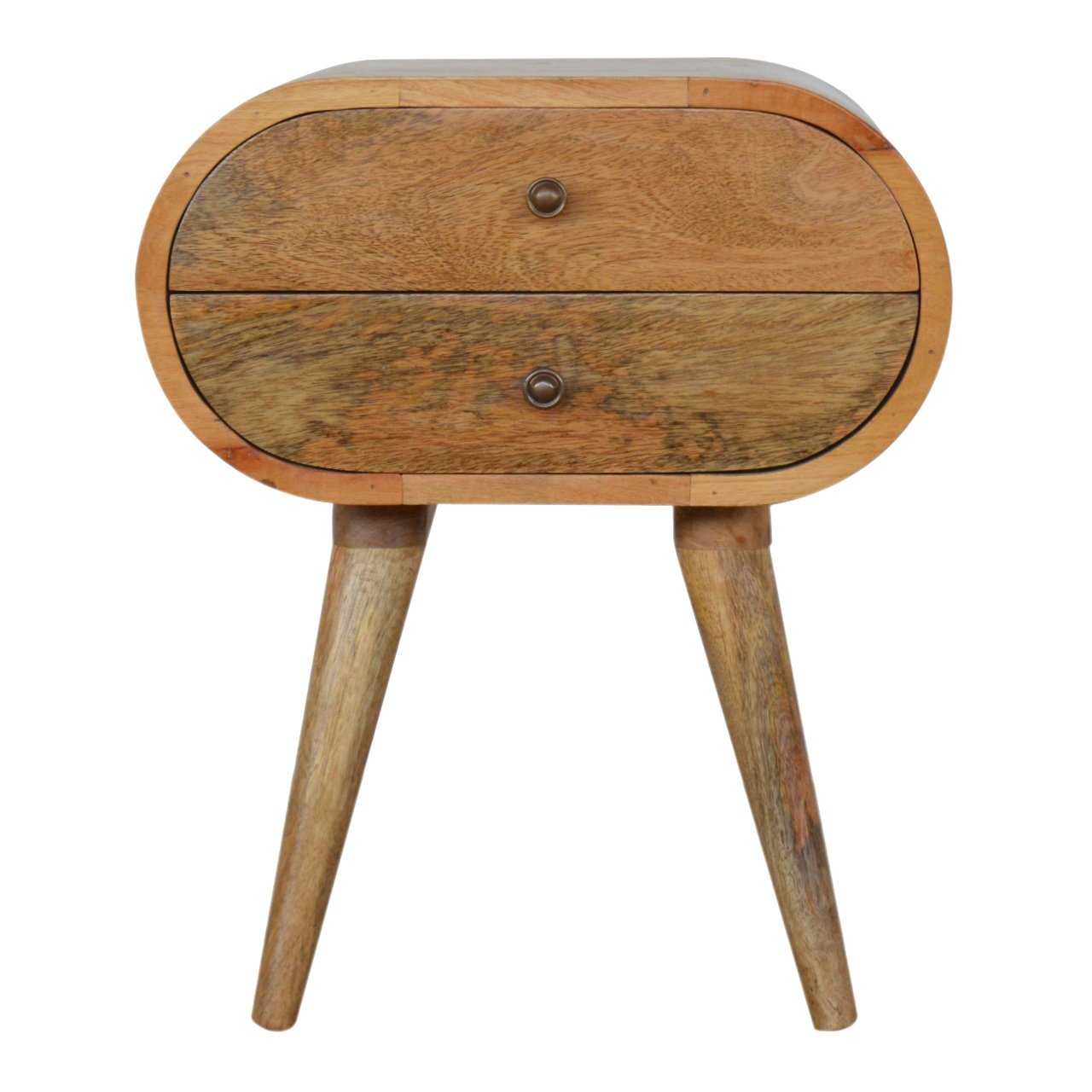 Wholesale Rounded Bedside Table Dropshipping by Artisan Furniture