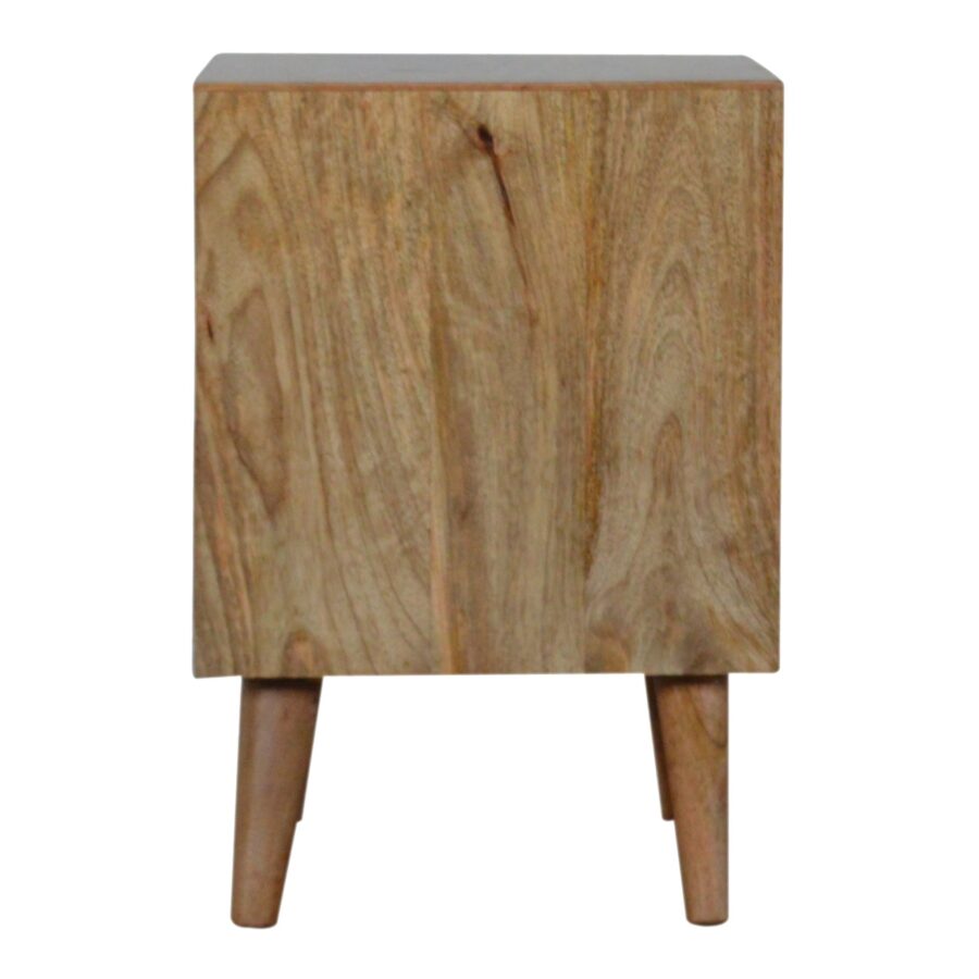 Grey Painted Cut-out Bedside - Image 9