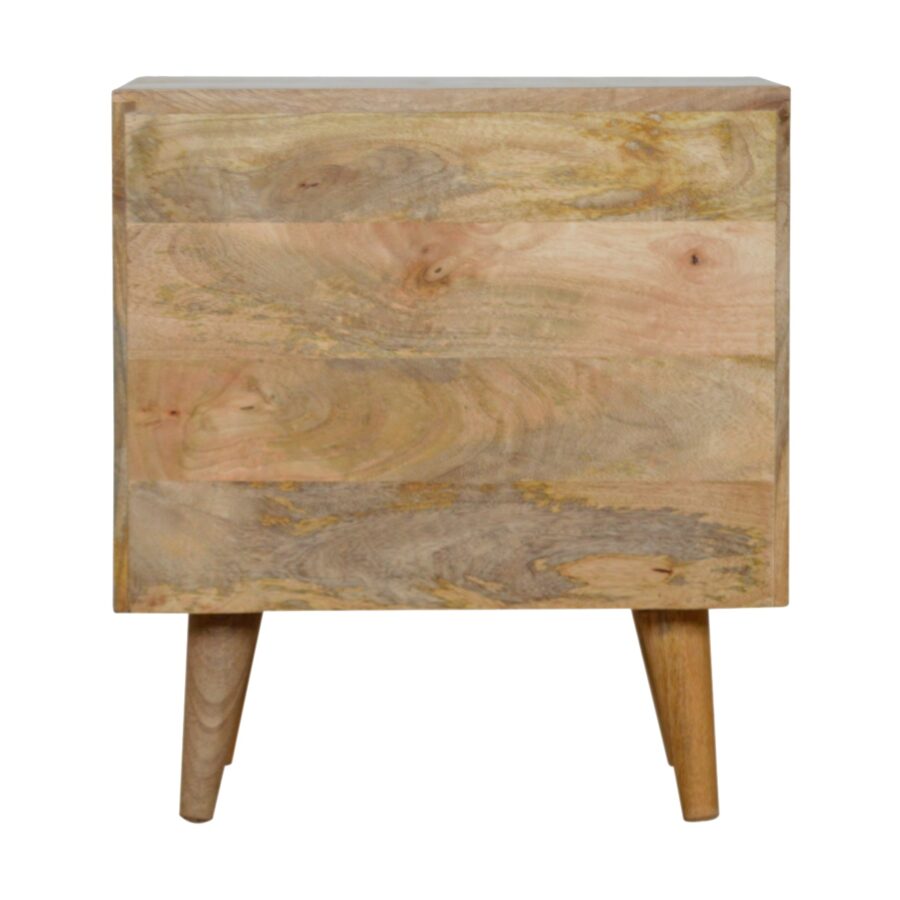 Grey Painted Cut-out Bedside - Image 10