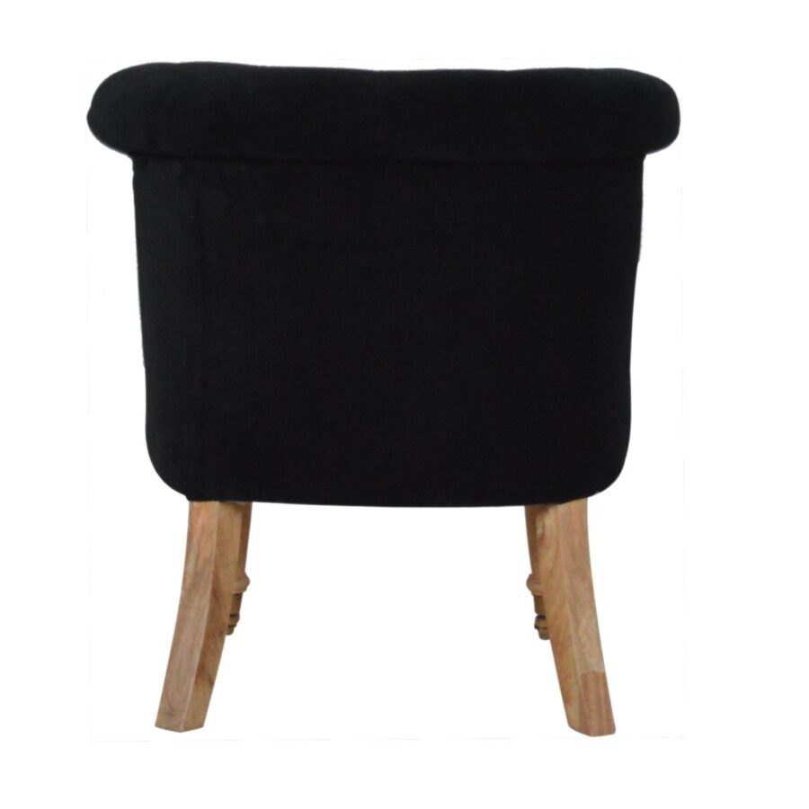 Black Velvet Accent Chair