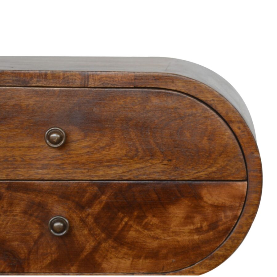 Chestnut Circular Bedside - Image 5