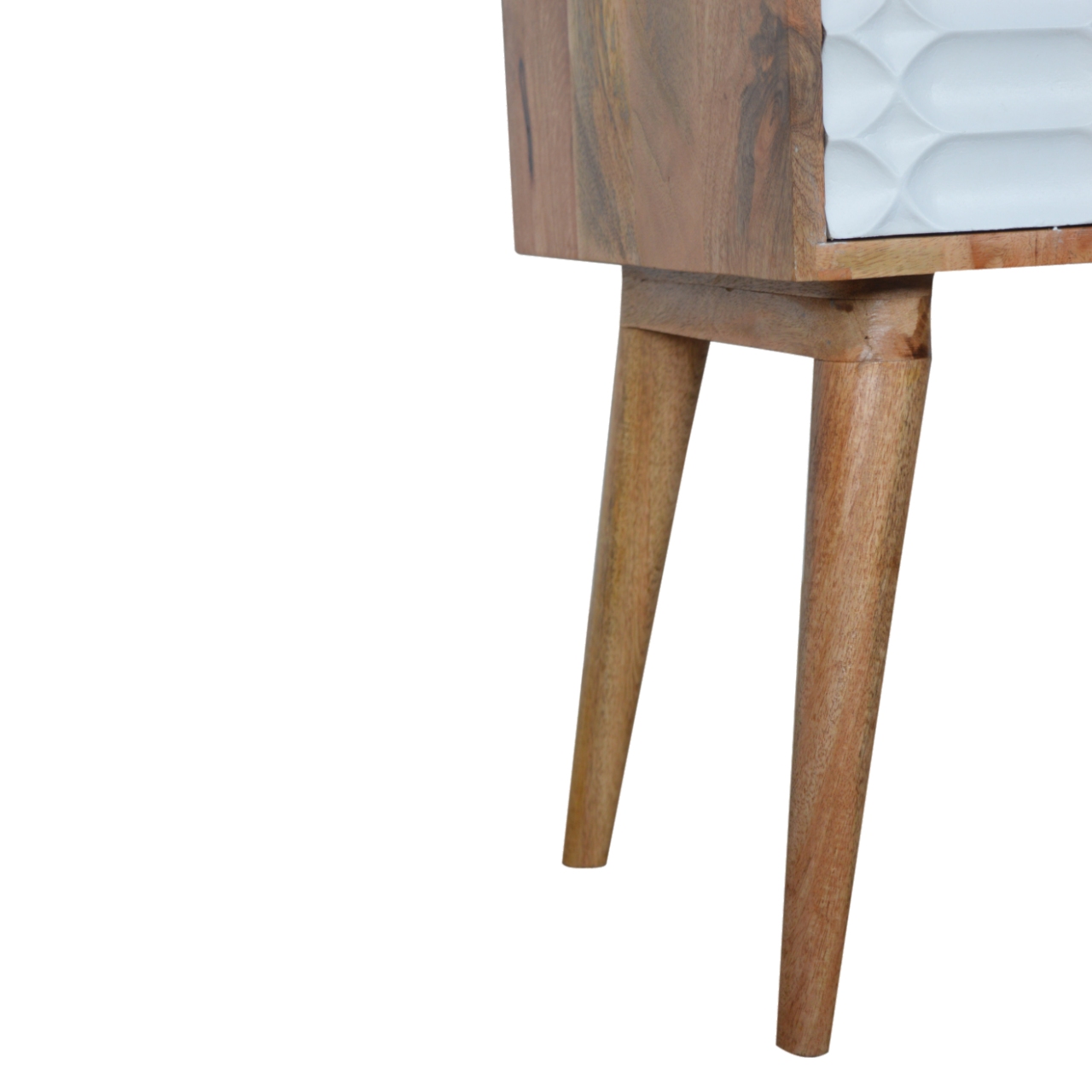 Details about   Artisan Furniture Solid Mango Wood Capsule Carved Bedside Nightstand Cabinet 