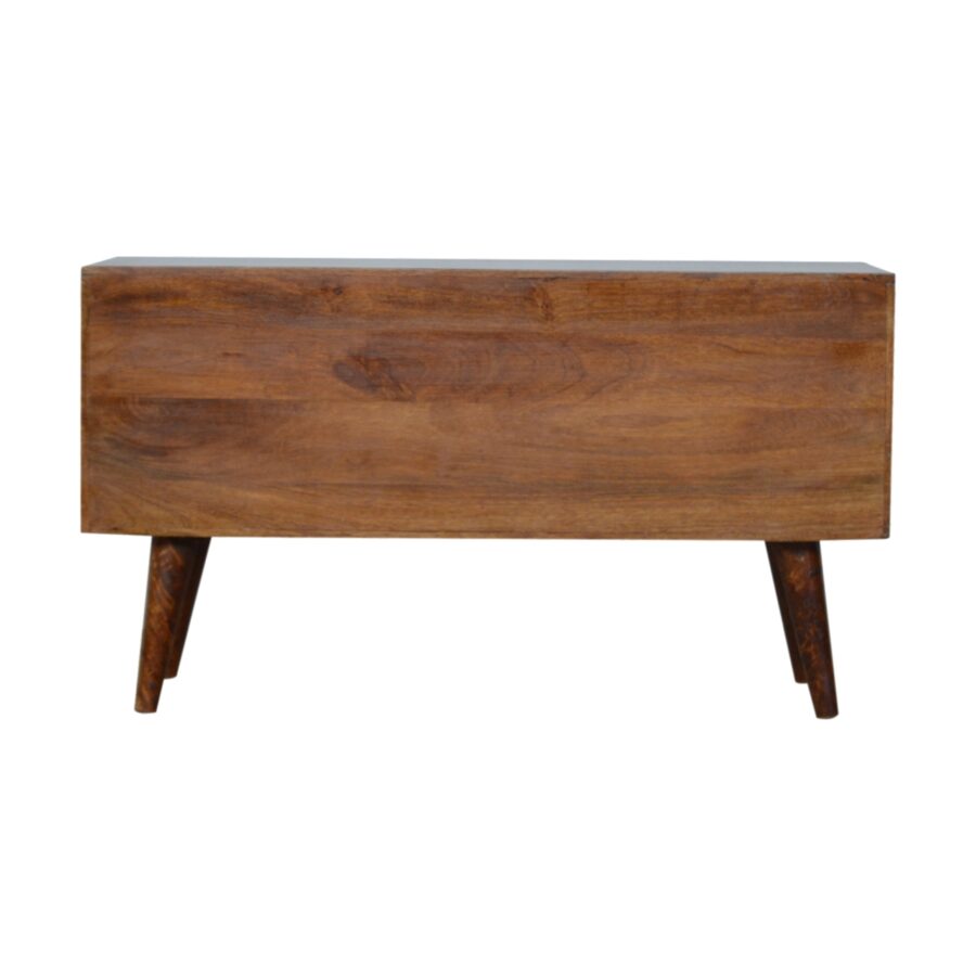 Chestnut Abstract Inlay Sideboard - Image 10