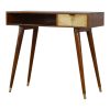 Sunrise Gold Carved Writing Desk - Image 2