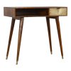 Sunrise Gold Carved Writing Desk - Image 3