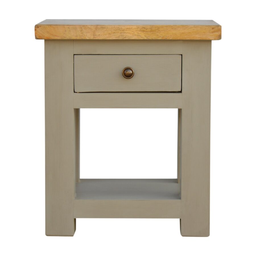 TRACKWOOD ONE DRAWER LAMP TABLE