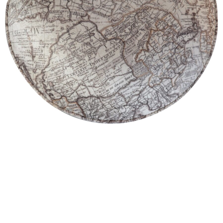 IN1017 - Map Printed Footstool - Image 8