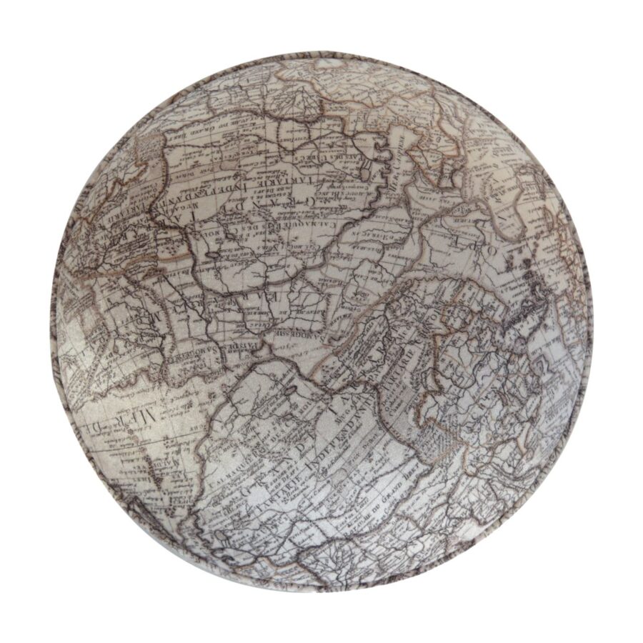IN1017 - Map Printed Footstool - Image 9