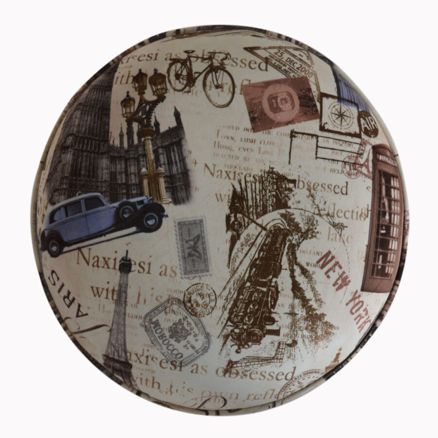IN1271 - City Print Footstool - Image 7