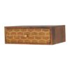 Floating Gold Art Chestnut Bedside - Image 3