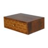 Floating Gold Art Chestnut Bedside - Image 6