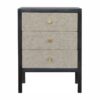 Faux Leather Bedside