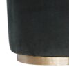 Emerald Velvet Gold Footstool - Image 5