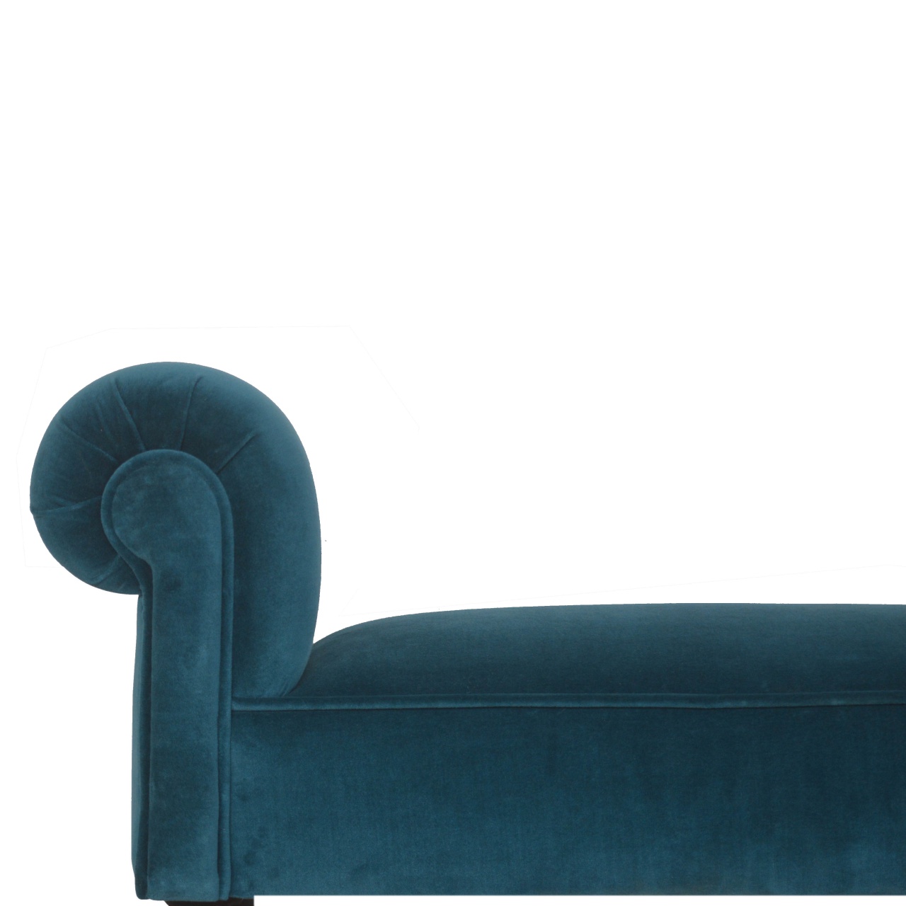 Turquoise velvet bench deals