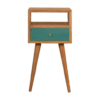 Mini Teal Hand Painted Bedside - Image 10