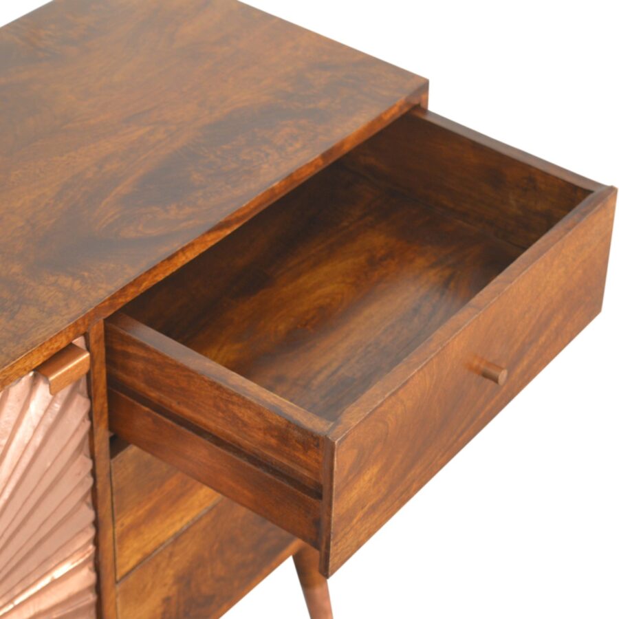 Manila Copper Cabinet with Drawers