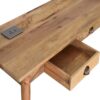2 Drawer Cable Writing Desk - Image 5