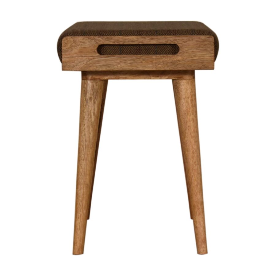 Multi Tweed Tray Style Footstool - Image 7