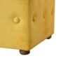 mustard lid up cotton velvet ottoman