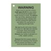 warning floor lamp