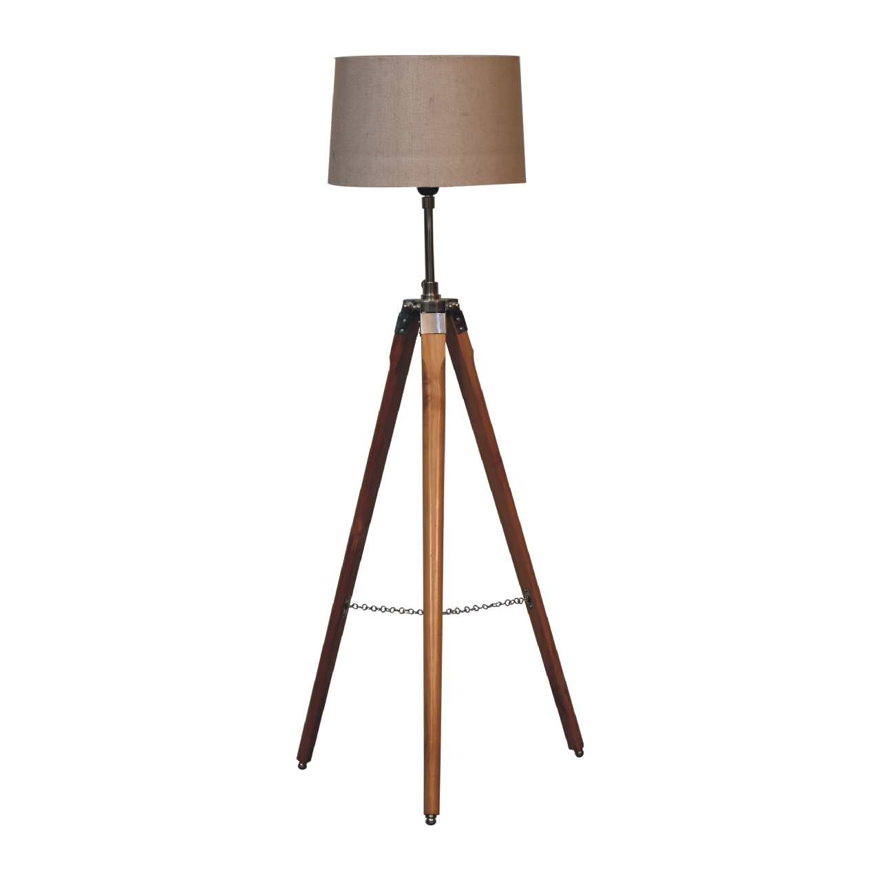 Chrome tripod floor lamp deals
