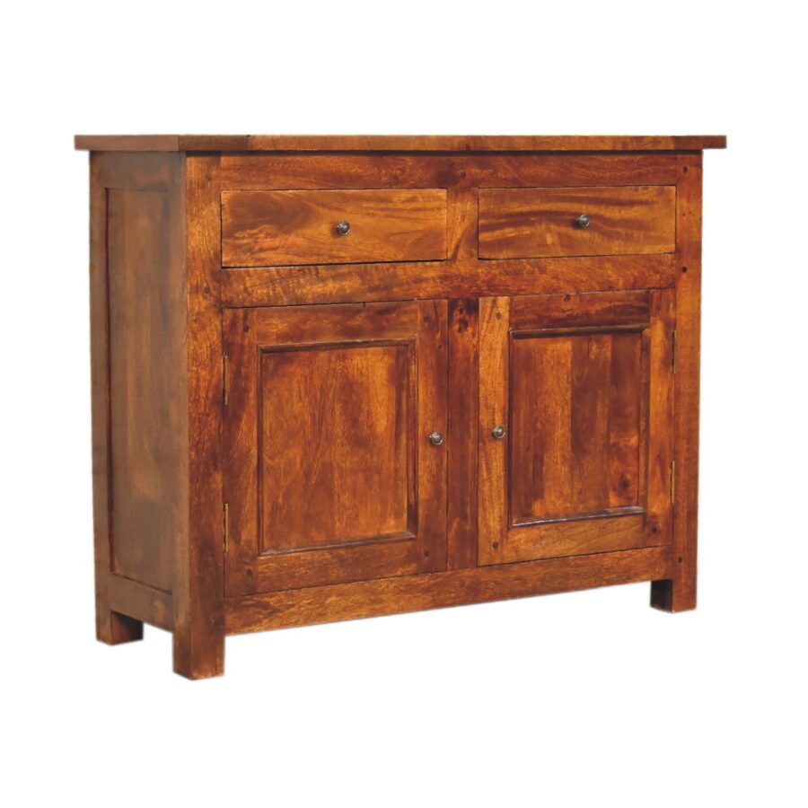 Kastanien-Sideboard mit 2 Schubladen