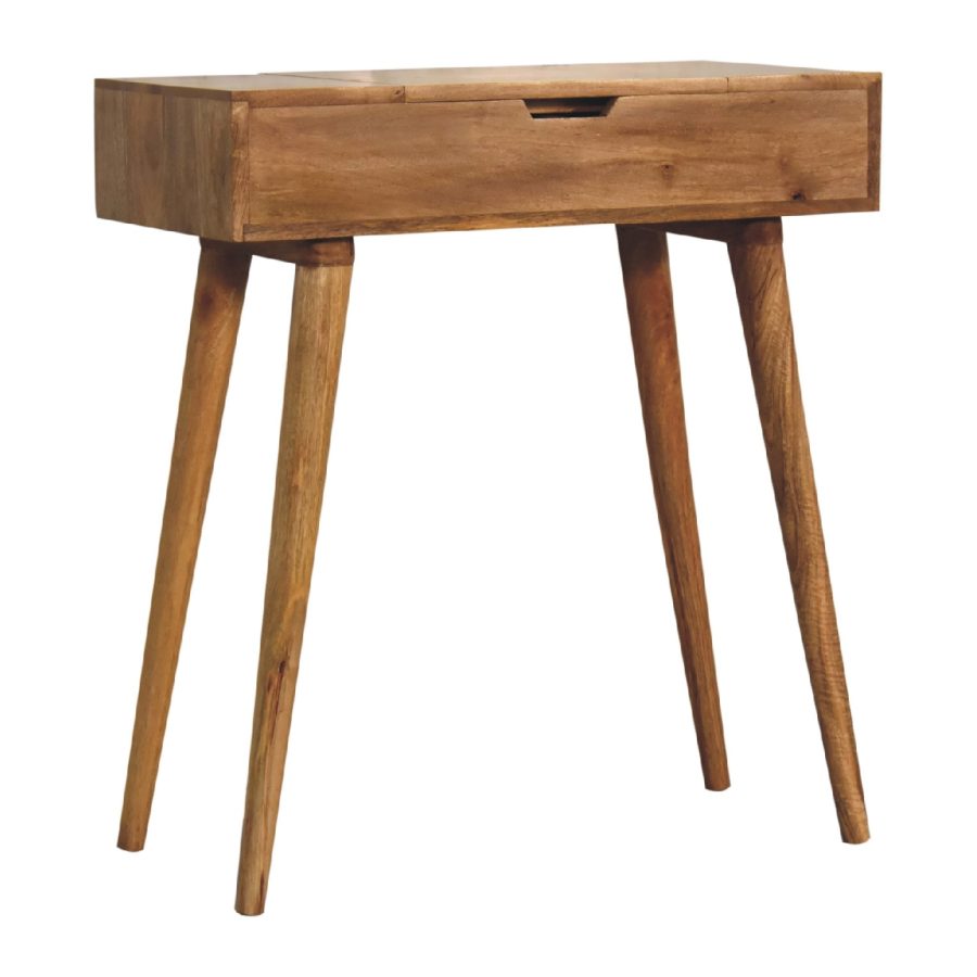 Mini Oak-ish Dressing Table - Image 3