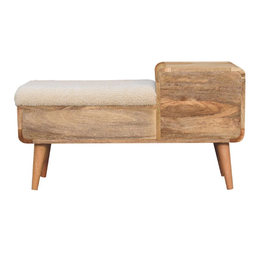 in3407 boucle carved telephone table