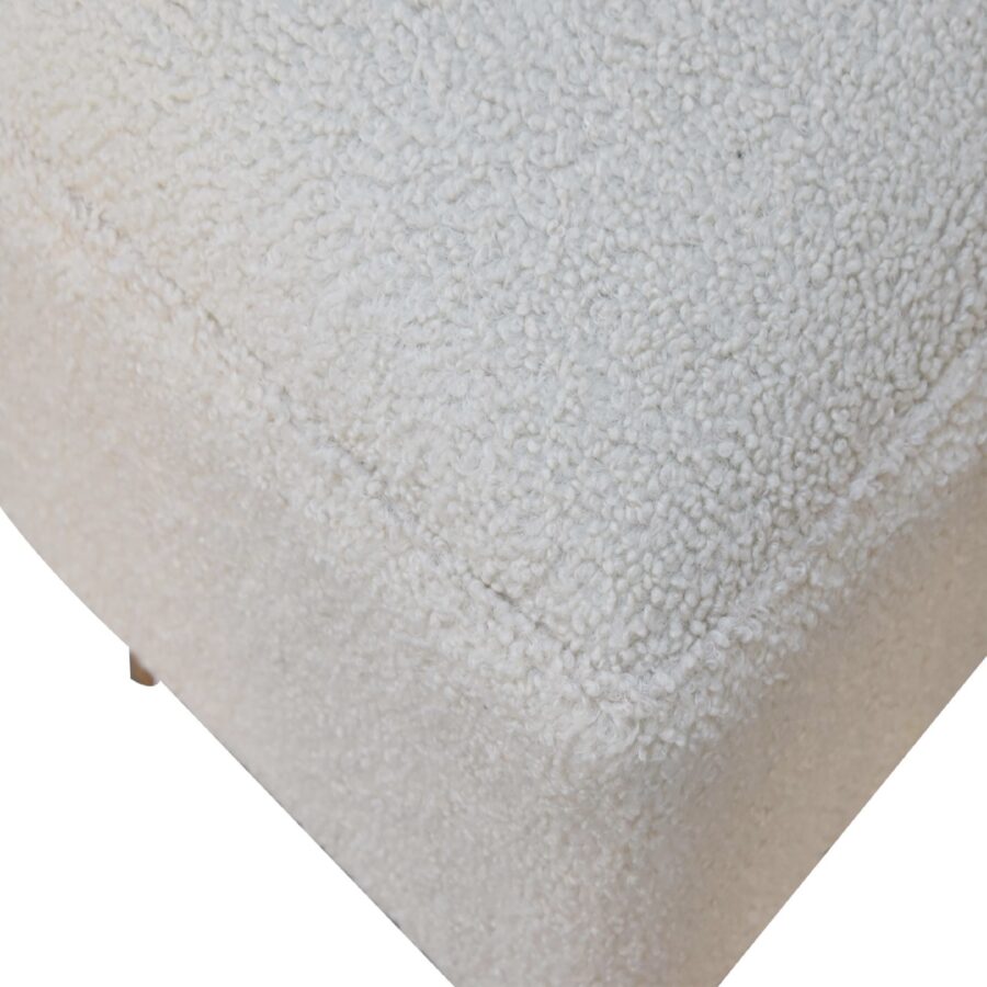 in3438 boucle cream squoval pad