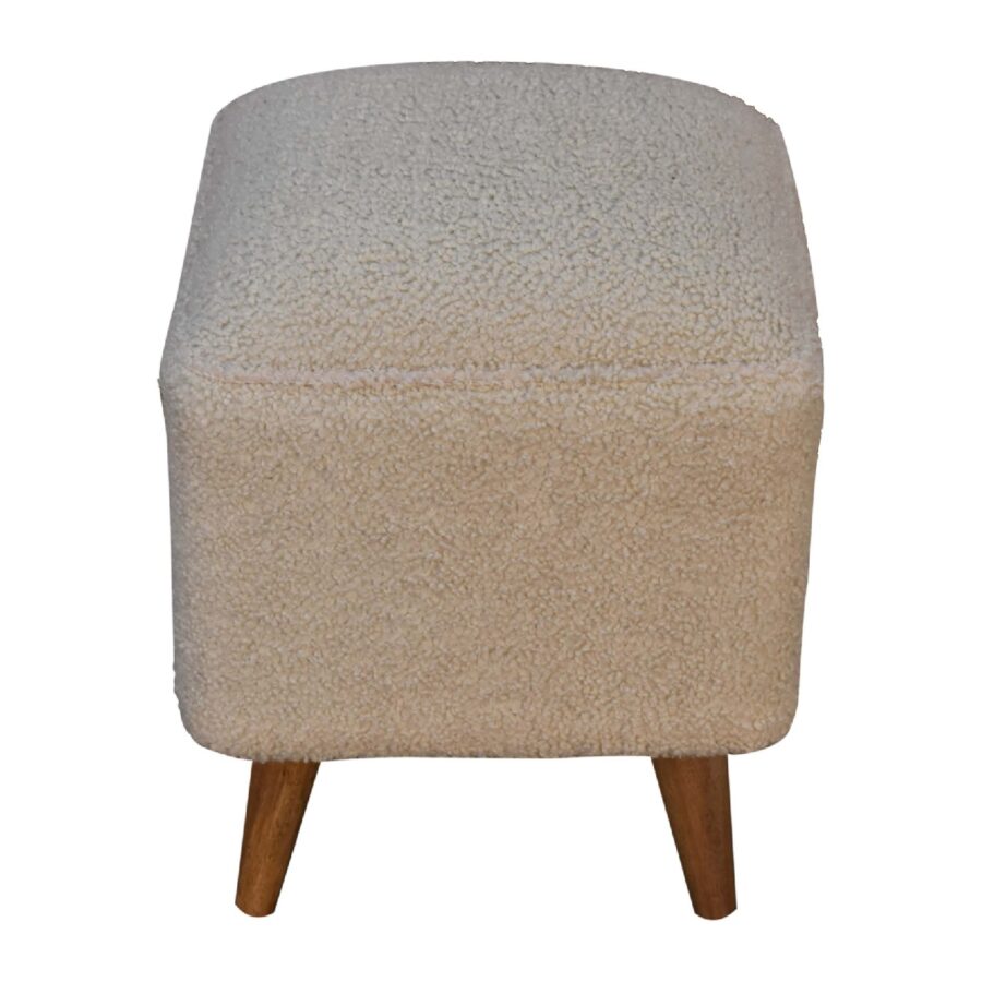 banc squoval in3438 boucle crème