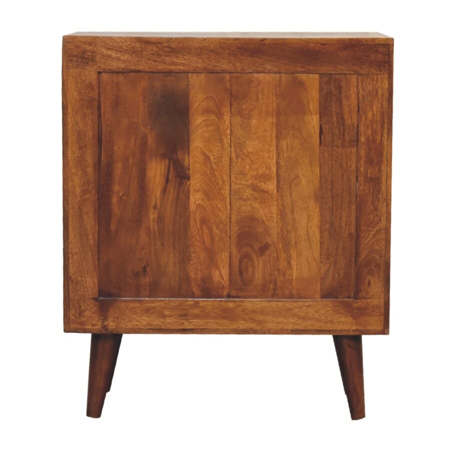 in3440 chestnut pineapple carved chest