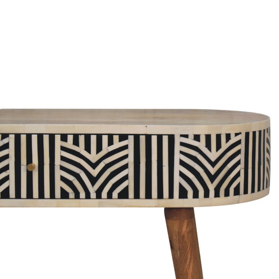 in3383 edessa bone inlay console table