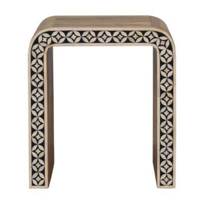 in3385 edessa bone inlay end table