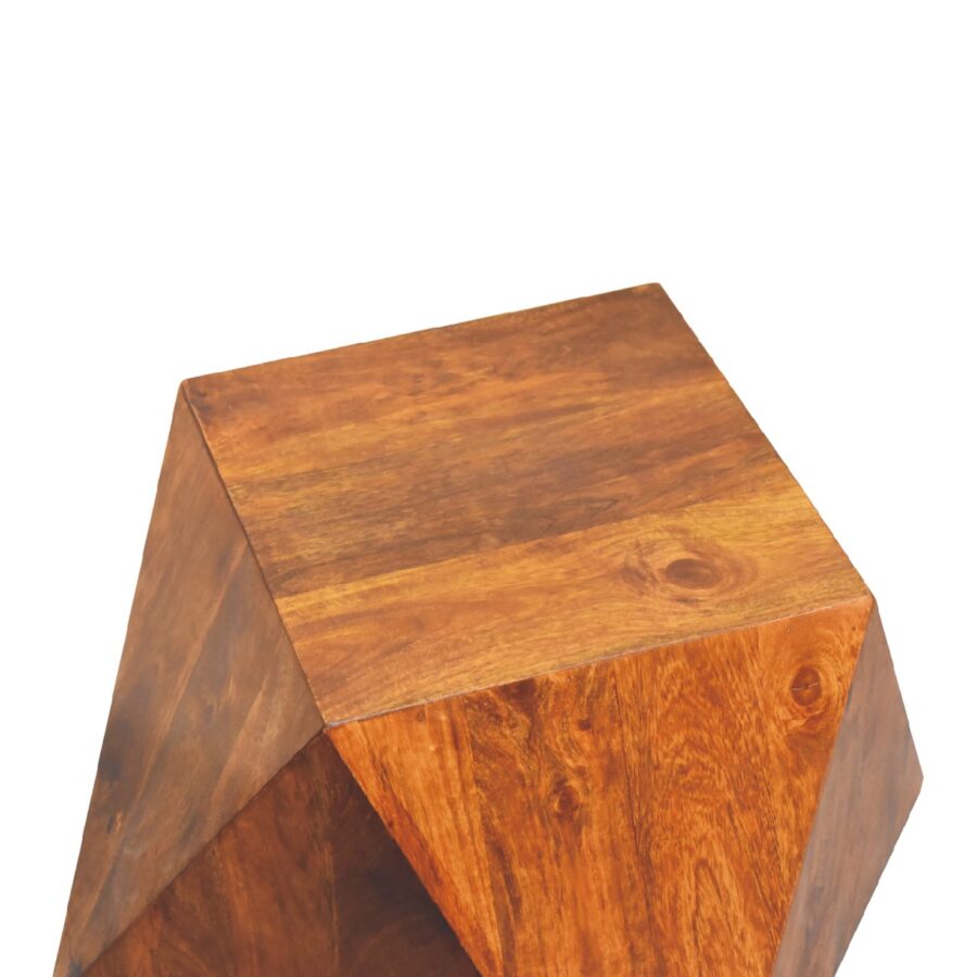 in3387 chestnut abstract end table