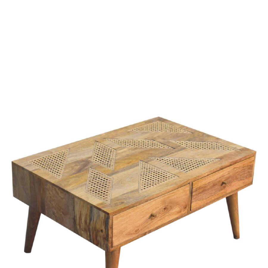 in3400 woven aztec coffee table