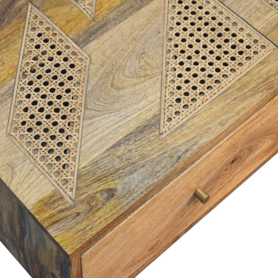 in3400 woven aztec coffee table