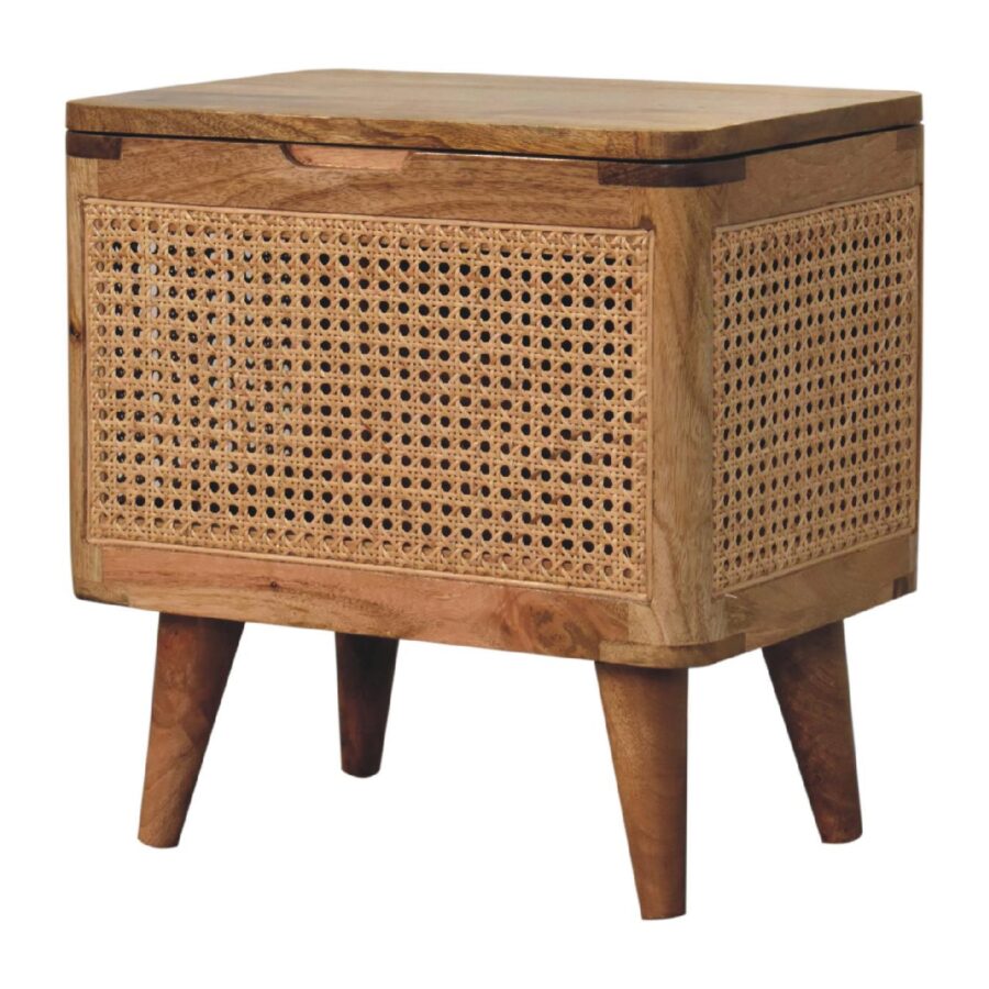 in3409 woven lid up storage stool