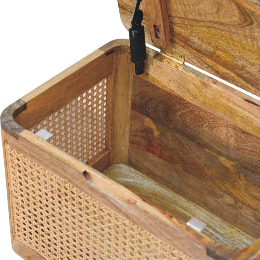 in3409 woven lid up storage stool
