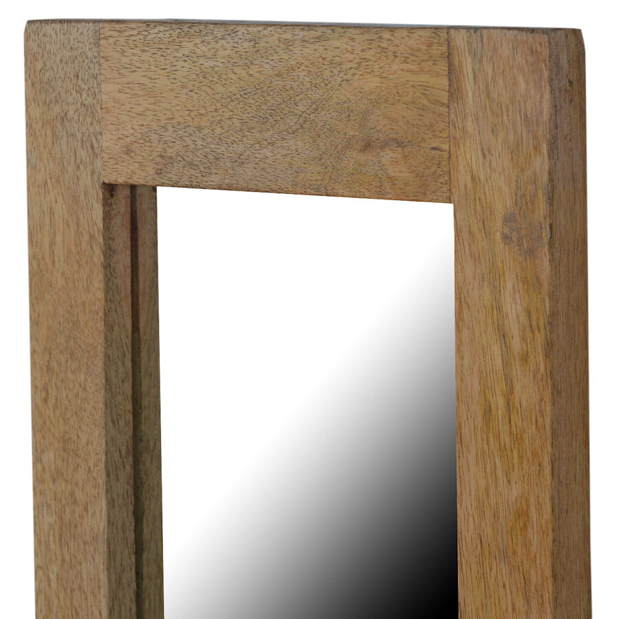 in031 rectangular wooden frame with mirror