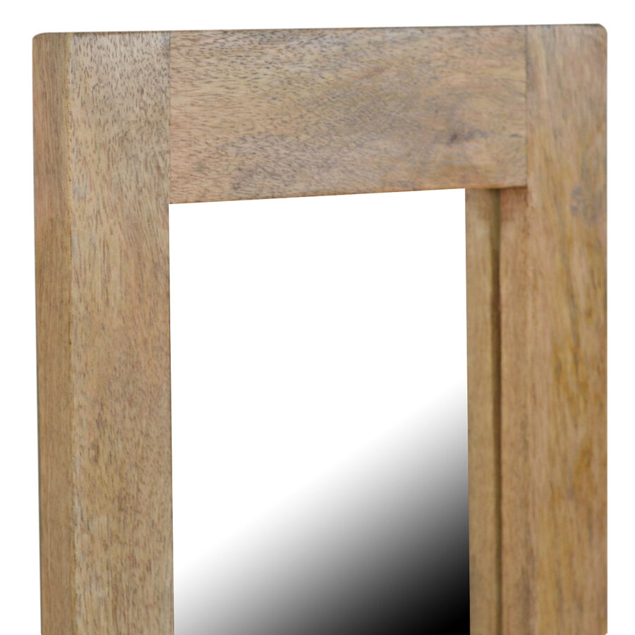 in031 rectangular wooden frame with mirror