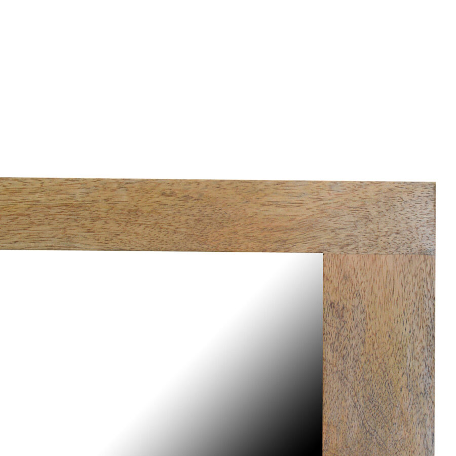 in031 rectangular wooden frame with mirror