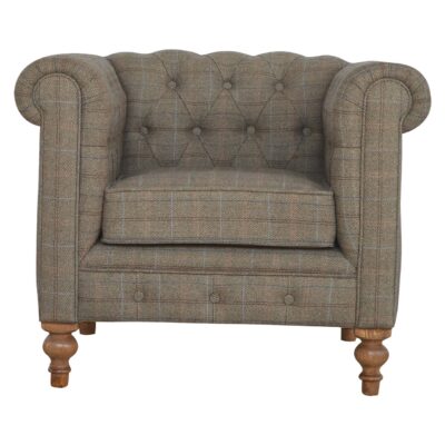 in074 chesterfield single seater arm chair