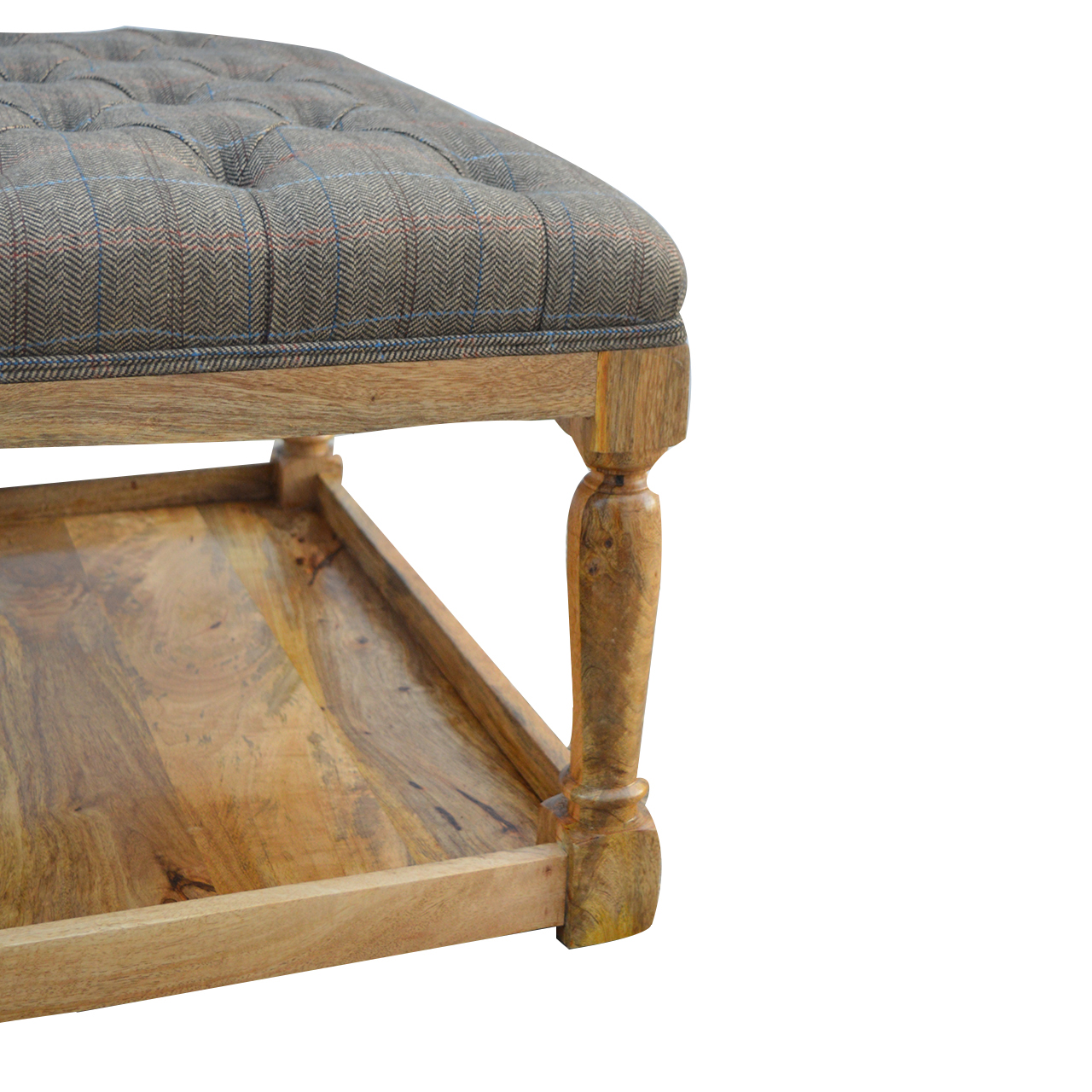 Footstool sales with shelf