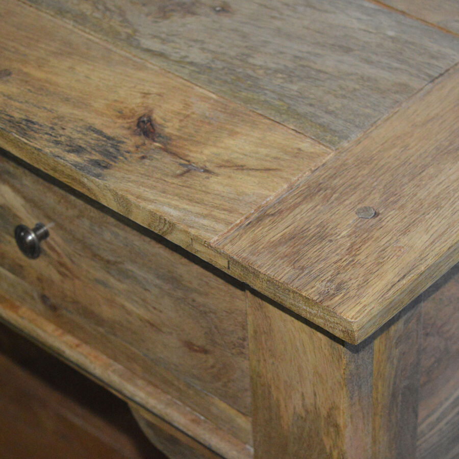 mesa de console com 088 gavetas de madeira maciça in2
