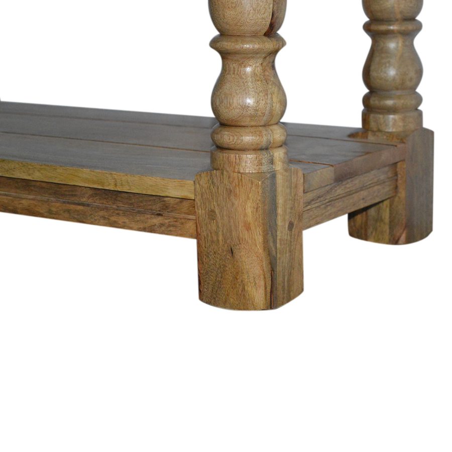 Solid Mango 2 Drawer Console - Image 8